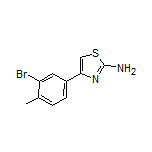 4-(3-Bromo-4-methylphenyl)thiazol-2-amine