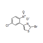 2-Bromo-4-(5-chloro-2-nitrophenyl)thiazole