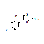 4-(2-Bromo-4-chlorophenyl)thiazol-2-amine