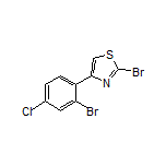 2-Bromo-4-(2-bromo-4-chlorophenyl)thiazole