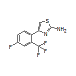 4-[4-Fluoro-2-(trifluoromethyl)phenyl]thiazol-2-amine