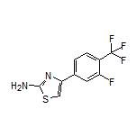 4-[3-Fluoro-4-(trifluoromethyl)phenyl]thiazol-2-amine