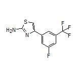 4-[3-Fluoro-5-(trifluoromethyl)phenyl]thiazol-2-amine