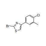 2-Bromo-4-(4-chloro-3-methylphenyl)thiazole