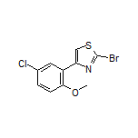 2-Bromo-4-(5-chloro-2-methoxyphenyl)thiazole