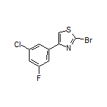2-Bromo-4-(3-chloro-5-fluorophenyl)thiazole