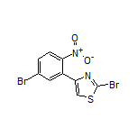 2-Bromo-4-(5-bromo-2-nitrophenyl)thiazole