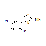 4-(2-Bromo-5-chlorophenyl)thiazol-2-amine