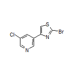2-Bromo-4-(5-chloropyridin-3-yl)thiazole