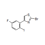 2-Bromo-4-(5-fluoro-2-iodophenyl)thiazole