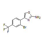 4-[2-Bromo-4-(trifluoromethyl)phenyl]thiazol-2-amine