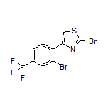 2-Bromo-4-[2-bromo-4-(trifluoromethyl)phenyl]thiazole