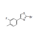 2-Bromo-4-(3-fluoro-4-methylphenyl)thiazole