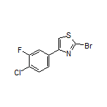 2-Bromo-4-(4-chloro-3-fluorophenyl)thiazole