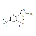 4-[2,4-Bis(trifluoromethyl)phenyl]thiazol-2-amine