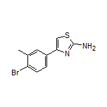 4-(4-Bromo-3-methylphenyl)thiazol-2-amine