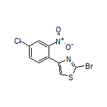 2-Bromo-4-(4-chloro-2-nitrophenyl)thiazole