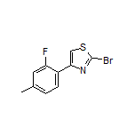 2-Bromo-4-(2-fluoro-4-methylphenyl)thiazole