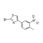 2-Bromo-4-(4-methyl-3-nitrophenyl)thiazole