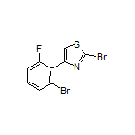 2-Bromo-4-(2-bromo-6-fluorophenyl)thiazole