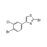2-Bromo-4-(4-bromo-3-chlorophenyl)thiazole