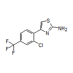 4-[2-Chloro-4-(trifluoromethyl)phenyl]thiazol-2-amine