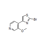 2-Bromo-4-(3-methoxypyridin-4-yl)thiazole