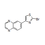 2-Bromo-4-(quinoxalin-6-yl)thiazole