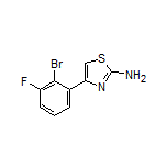 4-(2-Bromo-3-fluorophenyl)thiazol-2-amine