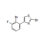 2-Bromo-4-(2-bromo-3-fluorophenyl)thiazole