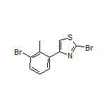 2-Bromo-4-(3-bromo-2-methylphenyl)thiazole