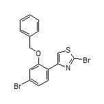 4-[2-(Benzyloxy)-4-bromophenyl]-2-bromothiazole