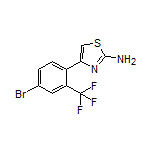 4-[4-Bromo-2-(trifluoromethyl)phenyl]thiazol-2-amine