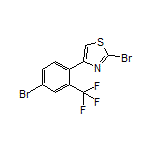 2-Bromo-4-[4-bromo-2-(trifluoromethyl)phenyl]thiazole