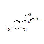 2-Bromo-4-(2-chloro-4-methoxyphenyl)thiazole