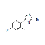 2-Bromo-4-(4-bromo-2-methylphenyl)thiazole