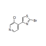 2-Bromo-4-(3-chloropyridin-4-yl)thiazole