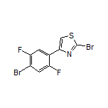 2-Bromo-4-(4-bromo-2,5-difluorophenyl)thiazole