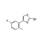 2-Bromo-4-(5-fluoro-2-methylphenyl)thiazole