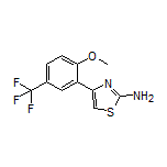 4-[2-Methoxy-5-(trifluoromethyl)phenyl]thiazol-2-amine