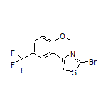 2-Bromo-4-[2-methoxy-5-(trifluoromethyl)phenyl]thiazole