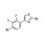 2-Bromo-4-(4-bromo-2,3-difluorophenyl)thiazole