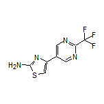 4-[2-(Trifluoromethyl)pyrimidin-5-yl]thiazol-2-amine