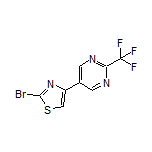 2-Bromo-4-[2-(trifluoromethyl)pyrimidin-5-yl]thiazole