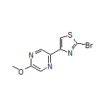 2-Bromo-4-(5-methoxypyrazin-2-yl)thiazole