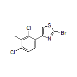 2-Bromo-4-(2,4-dichloro-3-methylphenyl)thiazole