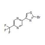 2-Bromo-4-[5-(trifluoromethyl)pyrazin-2-yl]thiazole