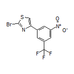 2-Bromo-4-[3-nitro-5-(trifluoromethyl)phenyl]thiazole