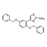 4-[2,5-Bis(benzyloxy)phenyl]thiazol-2-amine