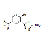 4-[2-Bromo-5-(trifluoromethyl)phenyl]thiazol-2-amine